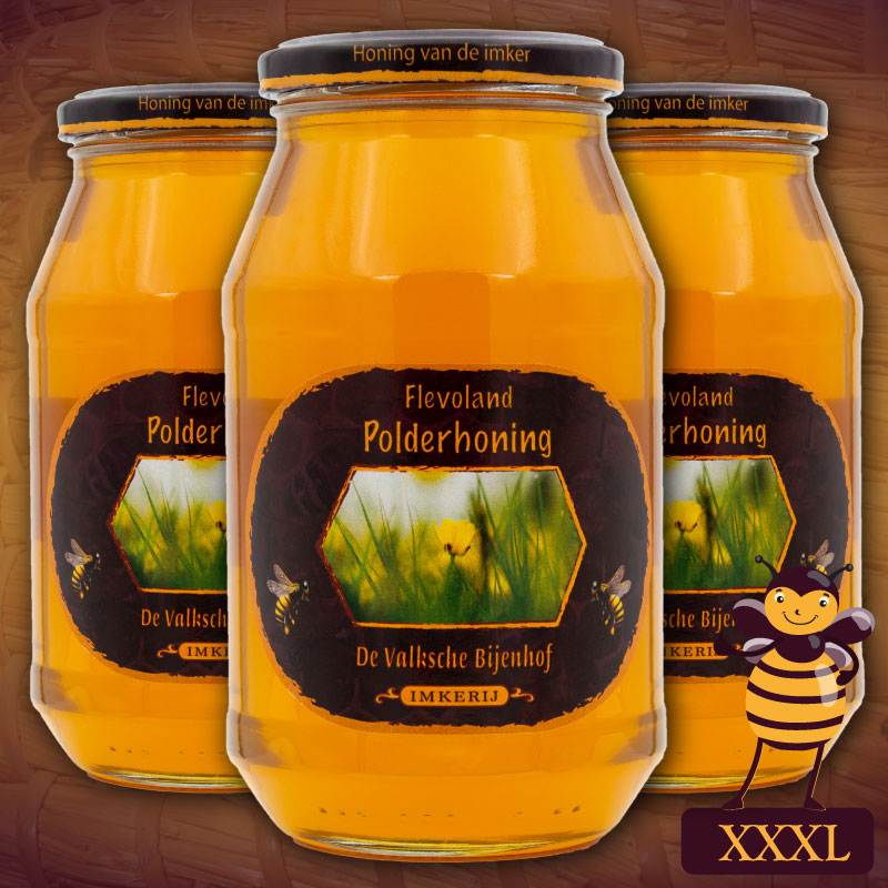 Polderhoning of flevohoning online bestellen in de webshop. Deze honing uit Zeewolde en Almere en Lelystad komt direct van de lokale imker. Ideaal bij hooikoorts als je in regio Amsterdam woont.