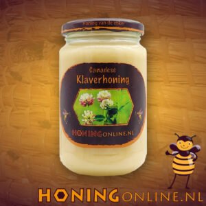 Canadese Klaverhoning Van De Imker Grote Pot 450 Gram