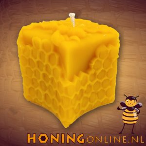 Waskaars Robuuste Kubus Honingraat Echte Bijenwas