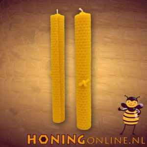 Waskaars Tafelkaars Opgerolde Honingraat Met Bijtje